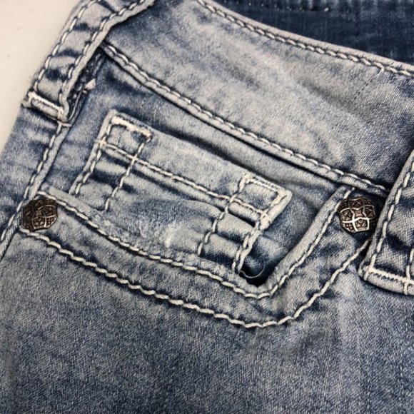 PREMIUM SILVER CAMDEN SKINNY JEANS 26x30 FACTORY LACE 😎 - Picture 7 of 14